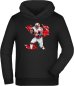 Preview: Hooded Sweatshirt Hoodie Kids - American Football in Oil Colors i489